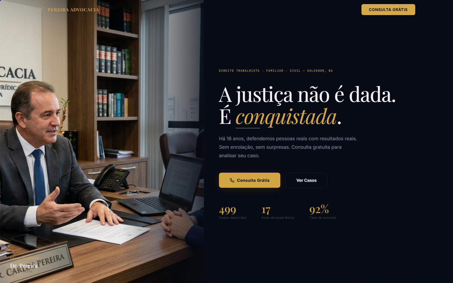 Landing Page Advogado